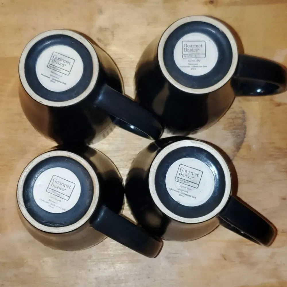 Mikasa Gourmet Basics Daymon Jade Cups Set of 4